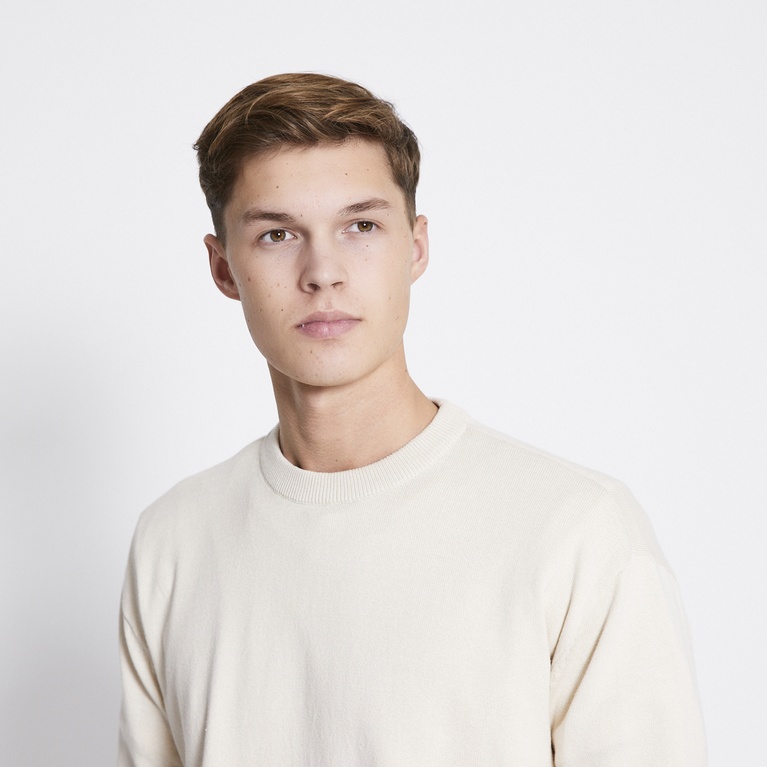 Fine-knit sweater "Ruben" Beige